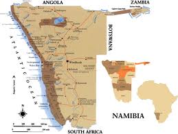NAMIBIA map